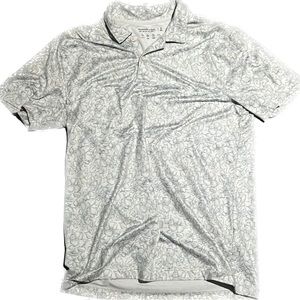 Medium Abercrombie and Fitch Mens Air Knit Floral Polo